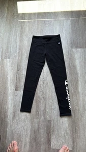 Champion girls black & white leggings - Picture 1 of 4