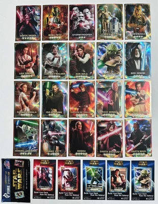 2016 Star Wars Konami Force Collection Foil Promo Card Set Japan  - Image 1 of 4
