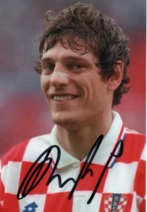 CROATIA, WEST HAM & EVERTON: SLAVEN BILIC SIGNED 6x4 ACTION PHOTO+COA - Picture 1 of 1