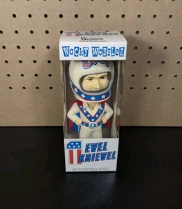 Evel Knievel Funko Wacky Wobbler 2001 Vintage Bobblehead NODDER NEW IN BOX MIB - Picture 1 of 4