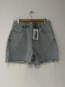 Princess Polly Denim Shorts Women's Leonie Ripped Size 10 Aus - Picture 1 of 12