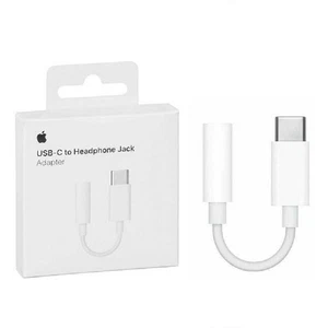 Genuine Apple USB-C to 3.5 mm Headphone Jack Adapter MU7E2AM/A - Picture 1 of 5