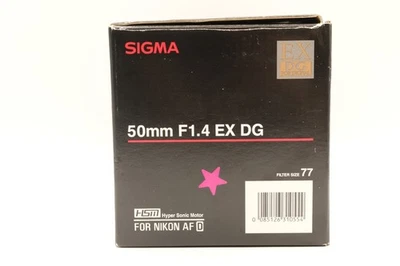 Sigma 50mm f1.4 EX DG HSM for NIKON AF - Image 1 of 2