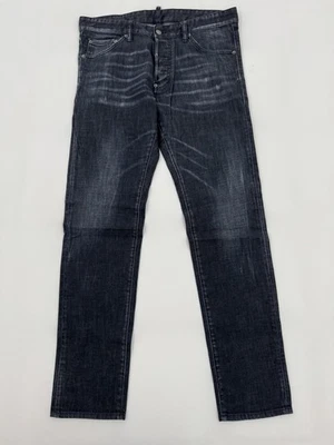 DSQUARED2 Jeans Mens 52 Black Cool Guy Jean Made in Italy Distressed Denim - Image 1 of 4