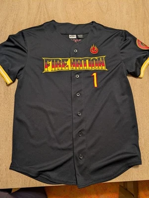 Camiseta de béisbol Avatar Airbender Fire Nation Capital City Zuko S Nickelodeon  Foto 1 de 4