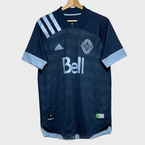 adidas Vancouver Whitecaps 2020/21 Authentic Blue Away MLS Soccer Jersey Medium - Picture 1 of 6