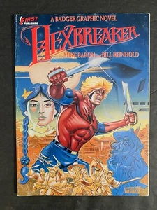 FIRST PUBLISHING HEXBREARER BY. MIKE BARON (1988) VF/NM- HC BOOK - Picture 1 of 1