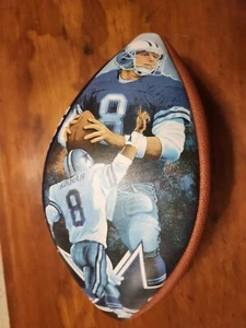 Troy Aikman NFL Football Cowboys Wilson Ball (slightly deflated) hard to find - Picture 1 of 12