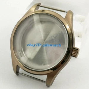 40mm brushed Bronze coating watch case Fit ETA 2824,NH35/NH36 movement - Picture 1 of 8