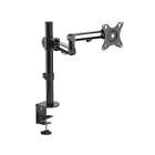 Brateck Articulating Aluminum Single Monitor Arm Fit Most 17'-32' Montior Up To