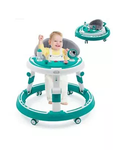 Foldable Baby Walker for Boys & Girls - Anti - Rollover, Adjustable Height! - Picture 1 of 11