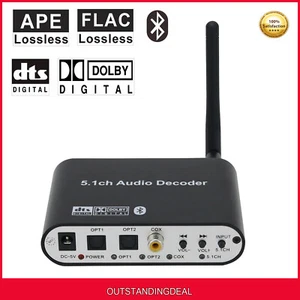 DAC651BT-B DTS/AC3 5.1 Audio Decoder Bluetooth Decoder With USB Player os67 - Picture 1 of 10