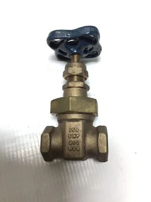 Nibco 1/2 threaded end T-136 Gate Valve - Bronze, Non-Rising Stem, Union Bonnet - Image 1 of 4