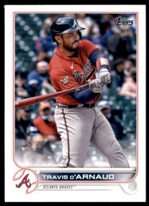 2022 Topps Baseball #4 Travis d'Arnaud