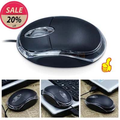 1X Wired Usb Optical Mouse For Pc Laptop Computer Scroll For Laptop Deskto/ 12` - Image 1 of 4