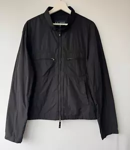 Chaqueta de Verano ARMANI JEANS Negra Cortavientos Luz Talla US38 - Imagen 1 de 7