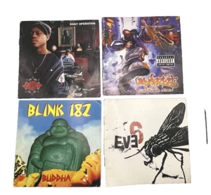 Lot of 4 CD Covers '90s Inserts Booklets Blink 182, Eve 6, Limp Bizkit, Gangstar - Picture 1 of 7