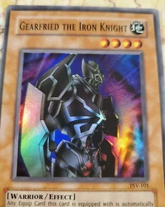 Yugioh Gearfried the Iron Knight PSV-101 1st Edition Super Rare NA English - Picture 1 of 6