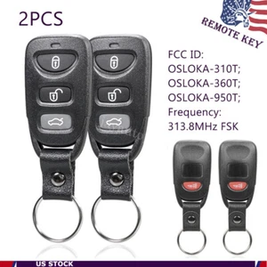 2 Replacement For 2007 2008 2009 2010 Kia Optima Keyless Entry Remote Key Fob 4B - Picture 1 of 8