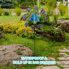 Solar Powered Wind Turntable Garden Light Colorful Lawn Courtyard Peacock Shape