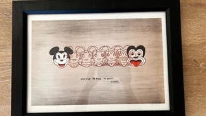 Dick Frizzell From Mickey to Tiki Tu Meke NZ Kunstdruck signiert! 14x19 Zoll. - Bild 1 von 4