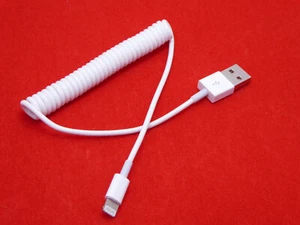 USB Ladekabel Spiral Passend für iPad Pro A1876 A1895 A1980 A1979 A1670 A1671  - Bild 1 von 1