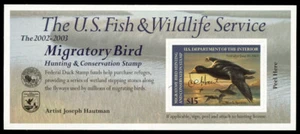 RW69AS — 2002 Federal Duck Stamp signed by artist Joe Hautman - Picture 1 of 1