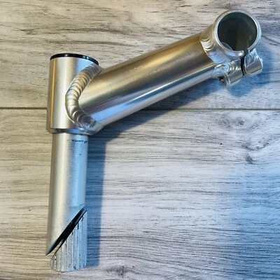 Vintage Answer A-Tac ATAC Quill Threaded MTB Stem 110 1 1/8 20 Degree Silver FTW - Image 1 of 4
