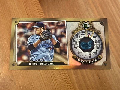 2022 Topps Gypsy Queen Gems Hyun Jin Ryu #GGM-16 Toronto Blue Jays - Image 1 of 2