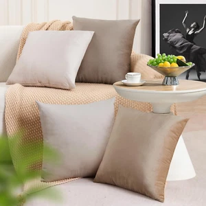 Throw Pillow Covers 18X18 Set of 4 - Couch Pillow Covers for Living Room Decorat - Picture 1 of 6