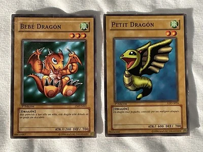 VTG Bebe Dragon And Petit Dragon Spanish Version 1st Edition PMT-S061/LDD-S024 - Image 1 of 2