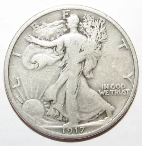 Medio dólar Walking Liberty 1917 fino (W119) - Imagen 1 de 2