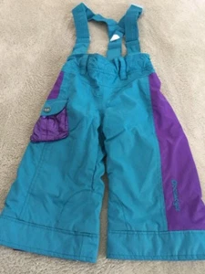 Obermeyer Mädchen türkis lila Overall Schneehose I-Grow Extended Wear System 2T - Bild 1 von 9