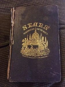 Buch Robert Sears Informationen für das Volk antik 1846 viele Gravuren selten - Bild 1 von 12