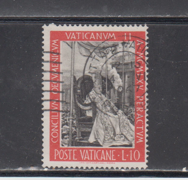 VATICAN :  1966 - USED  - SCOTT #  439 - Image 1 of 1