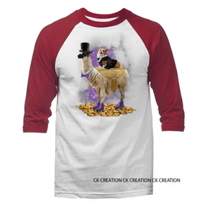 CORGI EXPRESS Animal Mascota Perro Divertida Broma Humor Humor Mangas 3/4 Raglan - Imagen 1 de 10