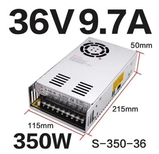1PCS Meanwell S-350-36 OUTPUT 36V 9.7A transformer DC switching power box NEW - Image 1 of 1
