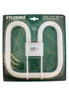Sylvania F382D4P/3500 2D 38w Fluoro Tube 3500k Triphosphor (4 pin)-Pack of 5 - Picture 1 of 2