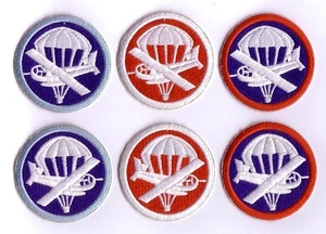 WWII - PARA / GLIDER Cap Patches (6er Set - Reproductions) - Bild 1 von 1