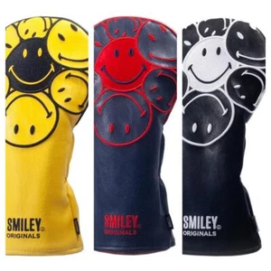 Smiley Original Stacked Driver , Fairway or Rescue Wood Headcover - - Picture 1 of 13