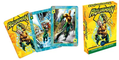 DC COMICS PLAYING CARD AQUAMAN -FREE UK P&P - Image 1 of 2