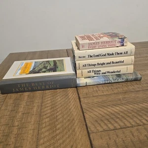 LOT OF 6 James Herriot BCE HB PB Books - Picture 1 of 14