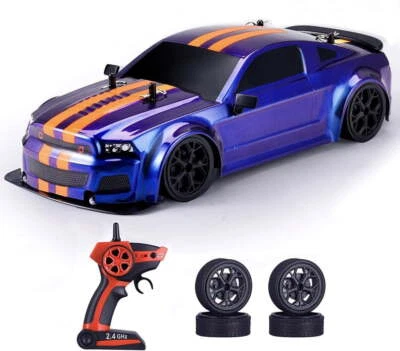 RC Drift Car 1:14 Ferngesteuertes Auto 4WD 30KMH Hochgeschwindigkeits-Rennwagen - Bild 1 von 4