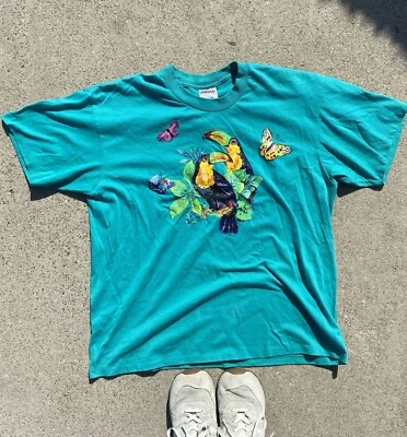 Camiseta Mariposa Vintage Años 90 XL Foto 1 de 4