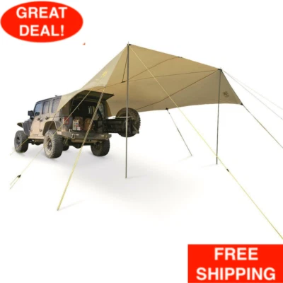 Truck Camping Awning Tent Slumberjack Roadhouse Portable Overlanding Tarp Cover