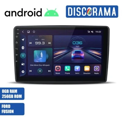 AUTORADIO ANDROID 8/256GB FORD FUSION 2005-2012 STEREO AUTO TOUCH 9" WIFI NAVI - Immagine 1 di 4