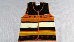 Girl's Knitwear Sleeveless Top Shirt Sweatershirt - Foto 1 di 2