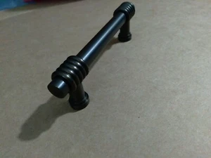 Neu Schrankzug 3" Mitte zu Mitte in Öl eingerieben Bronze, obere Knöpfe, M767 HEOA - Bild 1 von 4