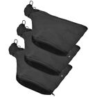  Saw Dust Bag, Black Dust Bag with Zipper & Wire Stand, for 255 Miter Saw 3Pcs W