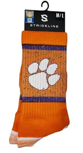 NCAA University of Clemson Tigers Crew Socks - Picture 1 of 3